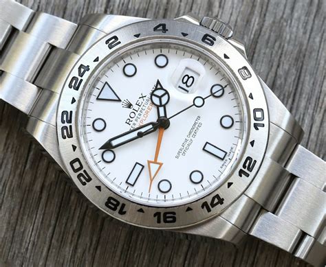 rolex explorer ii polar dial|rolex explorer ii size chart.